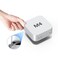 AKKYAJAURE Mac mini M4 Dock Stand Aluminum Desktop Stand Mount for New Mac mini M4 and M4 Pro Improved Cooling Easy Power Button Access Desk Organization Essential Mac mini M4 Accessories