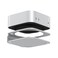 AKKYAJAURE Mac mini M4 Dock Stand Aluminum Desktop Stand Mount for New Mac mini M4 and M4 Pro Improved Cooling Easy Power Button Access Desk Organization Essential Mac mini M4 Accessories