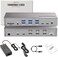 Smartlinx Thunderbolt 4 Dock with DisplayLink 21in1 USBCA Docking Station for MacBook Windows ChromeOS 150W Charging 40Gbps 8K4K Display DualTripleQuad5 Monitor Support