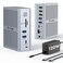 TobenONE USB C Laptop Docking Station 3 Monitors Triple 4K DisplayLink Dock with 120W Power Adapter for MacBook M1M5Mac miniWindows 3X HDMI 5X USB Gigabit Ethernet Driver Required