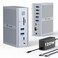 TobenONE USB C Laptop Docking Station 3 Monitors Triple 4K DisplayLink Dock with 120W Power Adapter for MacBook M1M5Mac miniWindows 3X HDMI 5X USB Gigabit Ethernet Driver Required