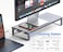 YICOSUN Monitor Stand HUB Aluminum Riser with 6in1 Docking Station 4K HDMI USBC USB 30 PD 100W Wireless Charging Drawer Organizer Gray