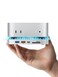 MOVE SPEED mini M4 Dock Enclosure 10 in 1 Aluminum Stand Hub 10Gbps USBCA 4K60Hz HDMI SDTF Reader SpaceSaving Vertical Design