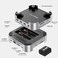ACASIS Mac mini M4 Dock Stand with DualBay NVMe SSD Enclosure Aluminum HDMI Hub for Mac mini M4 and M4 Pro 2024 4K60Hz HDMI4 X 10G USB A PD 30W SDTF Support SSD BM MKey