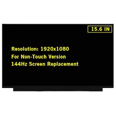 GBOLE 156 Screen Replacement for ASUS TUF Gaming F15 FX506 FX506H FX506L FX506LU FX506LH FX506LI FX506HE FX506HC FX506HM FullHD 1920x1080 IPS LED LCD Display Screen Panel 144Hz 40Pin Connector