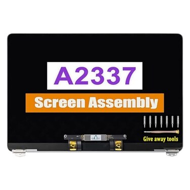 GBOLE A2337 M1 Screen Replacement for MacBook Air M1 A2337 2020 LCD Screen Display Assembly EMC 3598 MGN63 MGND3 MGN93 MGNA3 MGN73 MGNE3 Space Gray