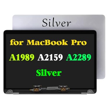 GBOLE A1989 A2159 A2289 LCD Display Screen Assembly Replacement for MacBook Pro A1989 A2159 A2289 Retina EMC 3214 3358 3301 3456 Silver