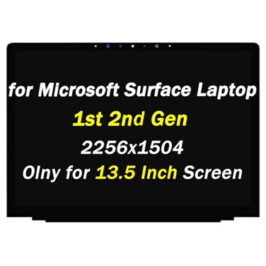 PEHDPVS Screen Replacement for Microsoft Surface Laptop 1 1st GenLaptop 2 2nd Gen 1769 2256x1504 135 LED LCD Touch Screen Bezel Display Digitizer Assembly