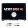 LCDMACAPP CY Replacement 133 Laptop LCD Display Assembly for MacBook Air Retina M1 A2337 EMC 3598 MGN63 MGN73Silver