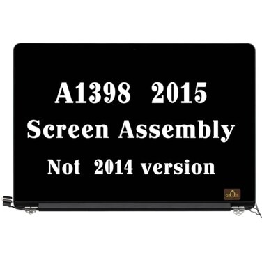 GBOLE Screen Replacement for MacBook Pro Retina A1398 LCD Screen Display Assembly Mid 2015 EMC 2909 2910 66102532 do not A1398 20122014 Year