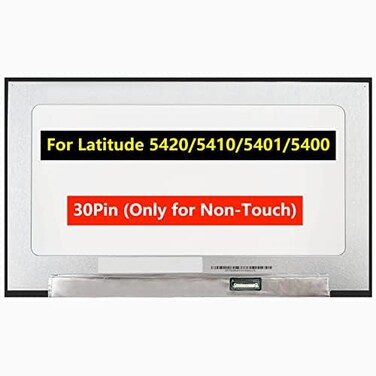 TFTcenter Screen Replacement 140 inch for Dell Latitude 5420 5410 5401 5400 LCD Screen FHD 1920x1080 30Pin Laptop Display Panel for NonTouch