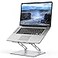 Gogoonike Laptop Stand for Desk Adjustable Laptop Riser Metal Foldable Computer Stand Holder Portable Notebook Mount Ventilated Cooling Printer Stand Compatible with 10156 Laptops