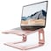 Nulaxy Laptop Stand Ergonomic Aluminum Laptop Computer Stand Detachable Laptop Riser Notebook Holder Stand Compatible with MacBook Air Pro Dell XPS HP Lenovo More 1016 Laptops Rose Gold