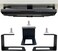 AUXPhome 3 Laptop Holder Under Desk Laptop Mount Organizer Rack Storage Shelf Add On Under Table Laptops Keyboard Routers Modems Cable Box Network Switch More Desk Accessories