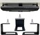 AUXPhome 3 Laptop Holder Under Desk Laptop Mount Organizer Rack Storage Shelf Add On Under Table Laptops Keyboard Routers Modems Cable Box Network Switch More Desk Accessories