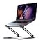 VIGLT Laptop Stand for Desk Adjustable Laptop Stand Holder Portable Laptop Riser with MultiAngle Height Adjustable Computer Stand for MacBook AirPro and More Notebooks 10173Black