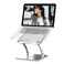 Annivia Anivia Newest Laptop StandAdjustable Laptop Computer Stand Portable Foldable Laptop Riser Metal Holder Compatible with 10 to 17 Inches Notebook Computer Space Gray