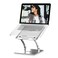 Annivia Anivia Newest Laptop StandAdjustable Laptop Computer Stand Portable Foldable Laptop Riser Metal Holder Compatible with 10 to 17 Inches Notebook Computer Space Gray