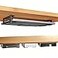 Teridokor Under Desk Laptop Mount Laptop Under Desk Mount 3 inches Tall Effective Space with Silicone Pad Aluminum Under Desk Laptop Holder Rack for Laptop MacBook Dell OptiPlex PS4 More