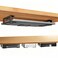 Teridokor Under Desk Laptop Mount Laptop Under Desk Mount 3 inches Tall Effective Space with Silicone Pad Aluminum Under Desk Laptop Holder Rack for Laptop MacBook Dell OptiPlex PS4 More