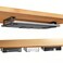 Teridokor Under Desk Laptop Mount Laptop Under Desk Mount 3 inches Tall Effective Space with Silicone Pad Aluminum Under Desk Laptop Holder Rack for Laptop MacBook Dell OptiPlex PS4 More