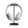 TalkWorks Headphone Stand HolderDesktop Headset Stand Organizer and Tabletop Space Saver for Home Office and Gaming Room Sleek Design Easy Assembly and Durable NonSlip BaseBlack