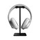 TalkWorks Headphone Stand HolderDesktop Headset Stand Organizer and Tabletop Space Saver for Home Office and Gaming Room Sleek Design Easy Assembly and Durable NonSlip BaseBlack