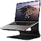 Bestand Laptop Stand Aluminum Notebook Holder Riser HeatVent for MacBook AirPro Dell HP Lenovo Microsoft Surface Samsung 1116 inches Notebook Black
