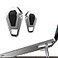 ELE DEPI Laptop Stand PortableZinc Alloy Laptop Mini StandLaptop Riser InvisibleErgonomic Laptop Stand Cooling Suitable for 1220 Inches LaptopSilver2pieces