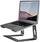 Orionstar Ergonomic Laptop Stand Premium 5mm Aluminum Riser for 10156 Inch Notebook Computer ToolFree Detachable Elevator Holder for Desk Office Sturdy Riser for EyeLevel Neck Relief Black