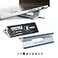 Steepy 2 Pack Portable Electronic Device Stand Lightweight Laptop Stand for Laptops Smartphones Tablets Projectors Recycled Plastic Posture Perfection Cooling Ventilation Blue Ocean
