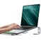 JCZT Aluminum Laptop Stand Notebook Stand with Wrist Rest Ergonomic Detachable Laptop Mount Computer Stand Compatible with 1017 All Laptops Such as MacBook Air ProHPDellLenovo Silver