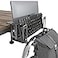 NODOCA 2Slot Laptop Storage for Desk Vertical Laptop Stand for Desk MacBook Vertical Stand with Headphone Holder Desk Side Storage for MacBookSurfaceSamsungHPDellL Black