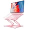 Urmust Laptop Notebook Stand Holder Adjustable Laptop Stand Portable Computer Riser Compatible with MacBook Air Pro HP Dell XPS Lenovo All Laptops 10156Rose Gold
