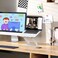 Urmust Laptop Notebook Stand Holder Adjustable Laptop Stand Portable Computer Riser Compatible with MacBook Air Pro HP Dell XPS Lenovo All Laptops 10156Silver