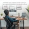 HumanCentric Laptop Riser for Desk in Black Walnut Wood Top and Space Gray Aluminum Base Compatible with MacBook and Other Laptops Up to 16 Inches Ergonomic Computer Holder 25Degree Angle Tilt