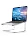 SOUNDANCE Laptop Stand for Desk Ergonomic Metal Computer Riser for 12173 Inch Laptops Heavy Duty Stable Desktop Holder Improves Eye Level Workspace Organization Silver