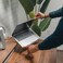 HumanCentric Laptop Riser for Desk in Maple Wood Top and Space Gray Aluminum Base Compatible with MacBook and Other Laptops Up to 16 Inches Ergonomic Computer Holder 25Degree Angle Tilt