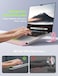 JCZT Aluminum Laptop Stand Notebook Stand with Wrist Rest Ergonomic Detachable Laptop Mount Computer Stand Compatible with 1017 All Laptops Such as MacBook Air ProHPDellLenovo Pink