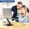 BESIGN LS12 Laptop Stand with 360 Rotating Base Ergonomic Adjustable Notebook Holder Computer Riser Stand Compatible with Air Pro Dell HP Lenovo More 1014 Laptops Black