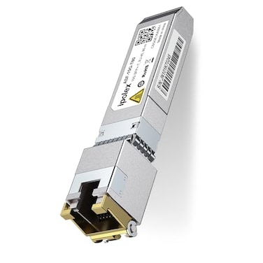 ipolex 10G SFP RJ45 Copper Transceiver 10GBaseT RJ45 Module Low power consumption SFP to RJ45 Module up to 80m for Cisco Ubiquiti UniFi Mikrotik Fortinet Netgear DLink Supermicro TPLink