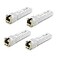 6COM 4Pack 10GBaseT SFP Transceiver 10Gb SFP to RJ45 Copper SFP Module Compatible for Cisco SFP10GTS Ubiquiti uacccmrj45mg Netgear Mikrotik TPLinkCAT6a7 30m984ft