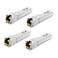 6COM 4Pack 10GBaseT SFP Transceiver 10Gb SFP to RJ45 Copper SFP Module Compatible for Cisco SFP10GTS Ubiquiti uacccmrj45mg Netgear Mikrotik TPLinkCAT6a7 30m984ft
