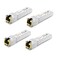 6COM 4Pack 10GBaseT SFP Transceiver 10Gb SFP to RJ45 Copper SFP Module Compatible for Cisco SFP10GTS Ubiquiti uacccmrj45mg Netgear Mikrotik TPLinkCAT6a7 30m984ft