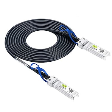 10Gtek 25G SFP DAC Cable 25GBASECR SFP28 to SFP28 Passive Direct Attach Copper Twinax Cable for Cisco SFPH25GBCU5M Ubiquiti UCDACSFP28 Supermicro and More 5Meter165ft