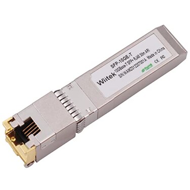 Wiitek 10G SFP to RJ45 Copper Modules 125G25G5G10GBaseT Ethernet Copper to SFP Transceiver Compatible for Arista SFP10GETCat 6a7 or Better 30Meter