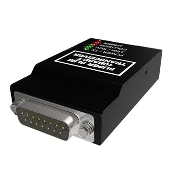 ADnet 10BaseT RJ45 to 10Base5 DB15M AUI Type Media Converter Thick Ethernet Adapter to 10BT UTP RJ45 Transceiver