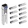 LeaGerous 10Pcs SFP Network Transceiver Module 125 Gigabit Single Mode LC Duplex 1000BASELX Dual Fiber SFP 20km 1310nm