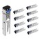 LeaGerous 10Pcs SFP Network Transceiver Module 125 Gigabit Single Mode LC Duplex 1000BASELX Dual Fiber SFP 20km 1310nm
