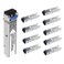 LeaGerous 10Pcs SFP Network Transceiver Module 125 Gigabit Single Mode LC Duplex 1000BASELX Dual Fiber SFP 20km 1310nm